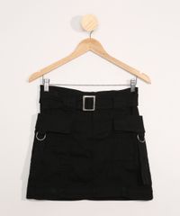 Saia-de-Sarja-Juvenil-Cargo-com-Cinto-Preta-9980944-Preto_1