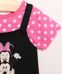 Conjunto-Infantil-Camiseta-Manga-Curta-Estampada-de-Poa---Salopete-Minnie-e-Mickey-Preto-9967580-Preto_5