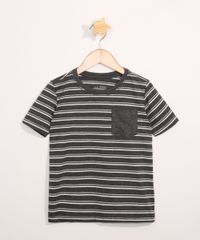 Camiseta-Infantil-Manga-Curta-Listrado-com-Bolso-Cinza-Mescla-Escuro-9980355-Cinza_Mescla_Escuro_1