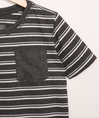 Camiseta-Infantil-Manga-Curta-Listrado-com-Bolso-Cinza-Mescla-Escuro-9980355-Cinza_Mescla_Escuro_2