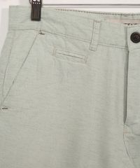 Bermuda-de-Sarja-Masculina-Reta-com-Linho-Verde-Claro-9964274-Verde_Claro_3
