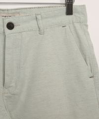 Bermuda-de-Sarja-Masculina-Reta-com-Linho-Verde-Claro-9964274-Verde_Claro_4