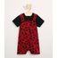 Conjunto-Infantil-de-Blusa-Manga-Curta---Jardineira-Estampada-de-Mickey-Vermelho-9967610-Vermelho_1