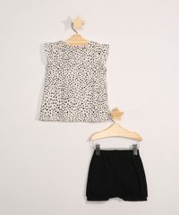Conjunto-Infantil-Blusa-Manga-Curta-Estampado-de-Poa---Short-Balone-Preto-9970484-Preto_2