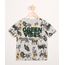 Camiseta-Infantil-Manga-Curta-Estampado-de-Animais-Cinza-Mescla-Claro-9978659-Cinza_Mescla_Claro_1