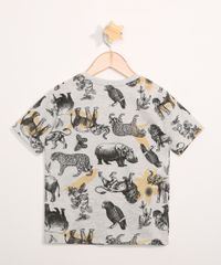 Camiseta-Infantil-Manga-Curta-Estampado-de-Animais-Cinza-Mescla-Claro-9978659-Cinza_Mescla_Claro_3