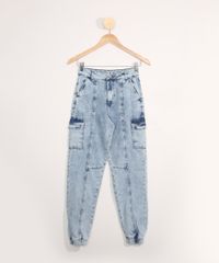 Calca-Jeans-Juvenil-Jogger-com-Recortes-Azul-Claro-9979290-Azul_Claro_1