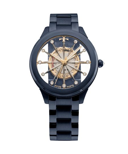 Relógio Technos Feminino Essence Azul - F03101AD/4W Menor preço em Relógio Technos Feminino Essence Azul - F03101AD/4W