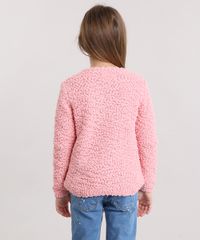 Cardigan-Infantil-em-Trico-Texturizado-Decote-Redondo-Rosa-8862485-Rosa_2