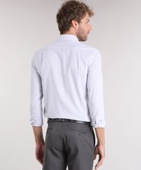 Camisa-Masculina-Comfort-Estampada-Manga-Longa-com-Bolso-Cinza-8856404-Cinza_2