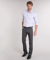 Camisa-Masculina-Comfort-Estampada-Manga-Longa-com-Bolso-Cinza-8856404-Cinza_3