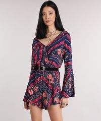 Macaquinho-Feminino-Estampado-Floral-Manga-Longa-Decote-V-Azul-Marinho-8905820-Azul_Marinho_1