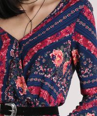 Macaquinho-Feminino-Estampado-Floral-Manga-Longa-Decote-V-Azul-Marinho-8905820-Azul_Marinho_4