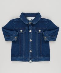 Jaqueta-Jeans-Infantil-em-Moletom-de-Algodao---Sustentavel-Azul-Escuro-8959120-Azul_Escuro_1
