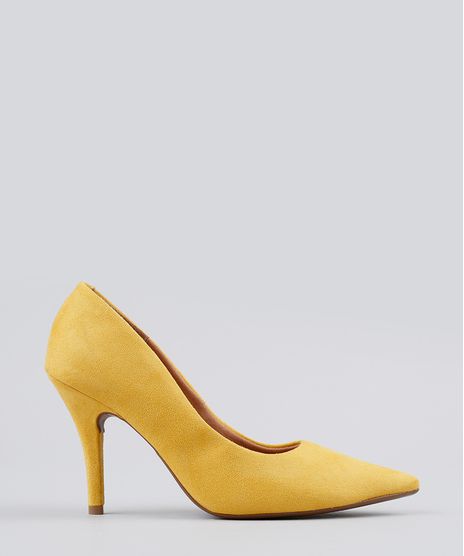 Scarpin-Feminino-Bico-Fino-Vizzano-em-Suede-Salto-Fino-Amarelo-9191467-Amarelo_1