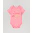 Body-Infantil--Eu-Amo-Ser-Mimada-Pela-Minha-Dinda--em-Manga-Curta-com-Decote-Redondo-em-Algodao---Sustentavel-Rosa-8920477-Rosa_1
