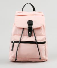 Mochila-Feminina-Acetinada-com-Fivela-Rose-8884397-Rose_1