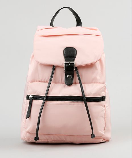 Mochila-Feminina-Acetinada-com-Fivela-Rose-8884397-Rose_1