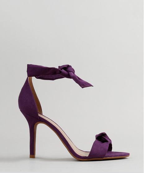 Sandalia-Feminina-Salto-Alto-em-Suede-com-Lacos-Roxa-9155044-Roxo_1