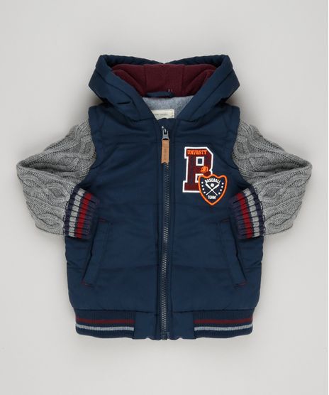 Blusao-infantil-Puffer-com-Trico-e-Capuz-Forro-em-Fleece-Azul-Marinho-8472822-Azul_Marinho_1