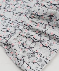 Vestido-Infantil-Estampado-com-Gatinhos-Manga-Curta-e-Decote-Redondo-em-Algodao---Sustentavel-Cinza-Mescla-9151583-Cinza_Mescla_4