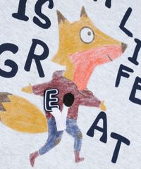 Camiseta-Infantil-com-Estampa-Interativa-Raposa-Raglan-Manga-Curta-Gola-Careca-Cinza-Mescla-Claro-9140705-Cinza_Mescla_Claro_4