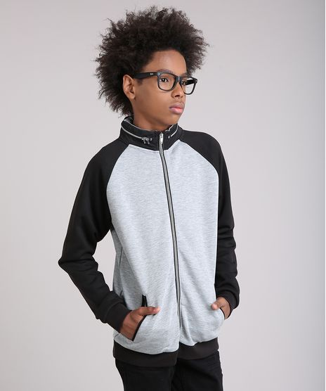Jaqueta-Infantil-Raglan-em-Moletom-Gola-Ata-com-Capuz-Removivel-Cinza-Mescla-8853285-Cinza_Mescla_1