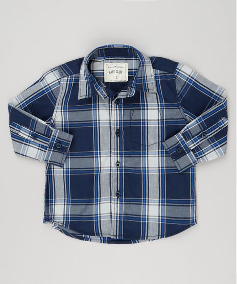 Camisa-Infantil-Xadrez-Manga-Longa-com-Bolso-Azul-Marinho-8441776-Azul_Marinho_1