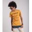 Camiseta-Infantil--Tokio-Milano-Madri-London--Manga-Curta-Gola-Careca-em-Algodao---Sustentavel-Mostarda-9141670-Mostarda_1