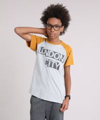 Camiseta-Infantil-Raglan--London-City--Manga-Curta-Gola-Careca-Cinza-Mescla-9142290-Cinza_Mescla_1