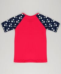 Blusa-Infantil-Raglan-Mulher-Maravilha-com-Estampa-de-Estrelas-Manga-Curta-com-Protecao-UV50--Rosa-Escuro-9120405-Rosa_Escuro_2