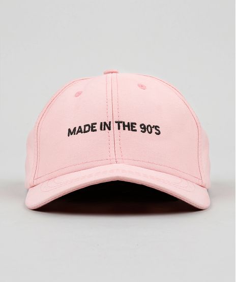 Bone-Feminino-com-Bordado--Made-in-The-90-s--Aba-Curva-Rosa-9200527-Rosa_1