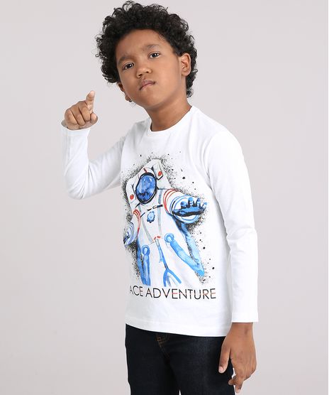 Camiseta-Infantil-Astronauta-Manga-Longa-Gola-Redonda-em-Algodao---Sustentavel-Off-White-9183190-Off_White_1