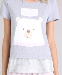 Pijama-Feminino-Ursinho-com-Babado-e-Manga-Curta-Cinza-Mescla-9129027-Cinza_Mescla_3 Pijama-Feminino-Ursinho-com-Babado-e-Manga-Curta-Cinza-Mescla-9129027-Cinza_Mescla_3