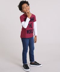 Camiseta-Infantil--Explore-the-World--Manga-Longa-Decote-Careca-Vinho-9135530-Vinho_3