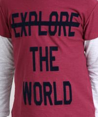 Camiseta-Infantil--Explore-the-World--Manga-Longa-Decote-Careca-Vinho-9135530-Vinho_4