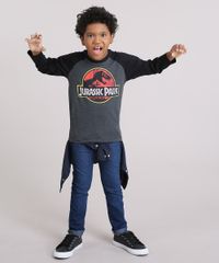 Camiseta-Infantil-Jurassic-Park-Manga-Longa-Raglan-Decote-Careca-Cinza-Mescla-Escuro-9144765-Cinza_Mescla_Escuro_3