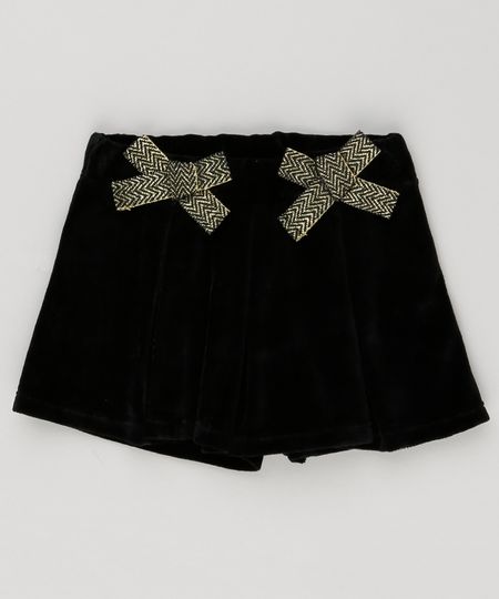 Short-Saia-Infantil-em-Veludo-com-Lacos-Preto-9188867-Preto_1 Short-Saia-Infantil-em-Veludo-com-Lacos-Preto-9188867-Preto_1