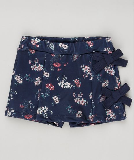 Short-Saia-Infantil-Estampado-Floral-com-Lacos-Azul-Marinho-9188866-Azul_Marinho_1