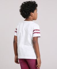 Camiseta-Infantil-com-Listras-e-Bolso-Manga-Curta-Decote-Careca-Cinza-Mescla-Claro-9139815-Cinza_Mescla_Claro_2