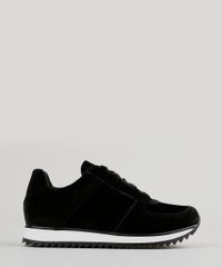 Tenis-Feminino-Running-Vizzano-em-Veludo-Esportivo-Preto-9197807-Preto_1