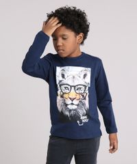 Camiseta-Infantil-Animais-Manga-Longa-Gola-Redonda-Azul-Marinho-9147880-Azul_Marinho_1