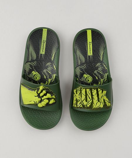 Chinelo-Slide-Infantil-Ipanema-Hulk-Verde-Escuro-9203395-Verde_Escuro_1