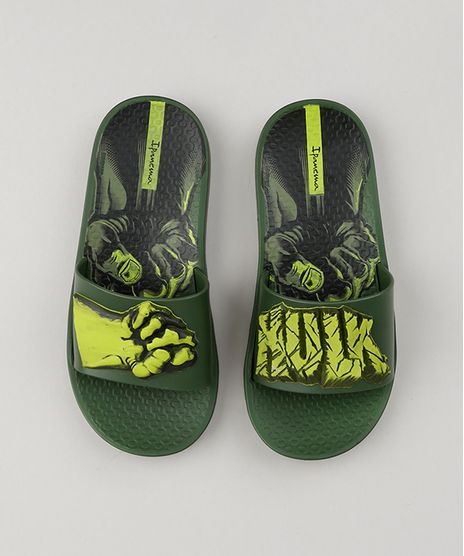 Chinelo-Slide-Infantil-Ipanema-Hulk-Verde-Escuro-9203395-Verde_Escuro_1