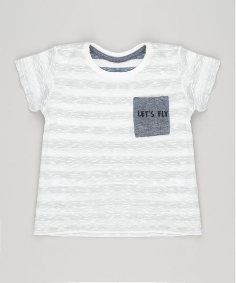 Camiseta-Infantil-com-Bolso-Manga-Curta-Decote-Careca-Off-White-9133950-Off_White_1