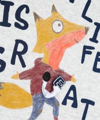 Camiseta-Infantil-com-Estampa-Interativa-Raposa-Raglan-Manga-Longa-Gola-Careca-Cinza-Mescla-Claro-9140704-Cinza_Mescla_Claro_4