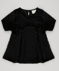 Vestido-Infantil-Plush-com-Bolinhas-e-Bolso-Manga-Longa-Decote-Redondo-Preto-9140864-Preto_1