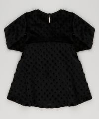 Vestido-Infantil-Plush-com-Bolinhas-e-Bolso-Manga-Longa-Decote-Redondo-Preto-9140864-Preto_2