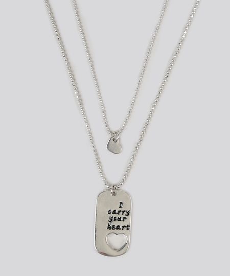 Kit-de-2-Colares--I-Carry-Your-Heart--Prateado-9160669-Prateado_1