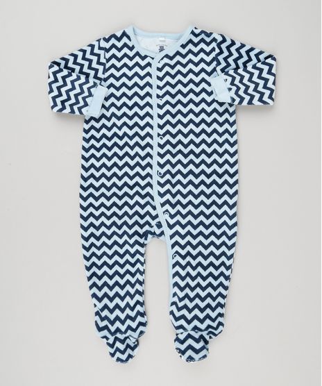 Macacao-Infantil-Estampado-Chevron-em-Plush-de-Algodao---Sustentavel-Azul-Marinho-8940842-Azul_Marinho_1